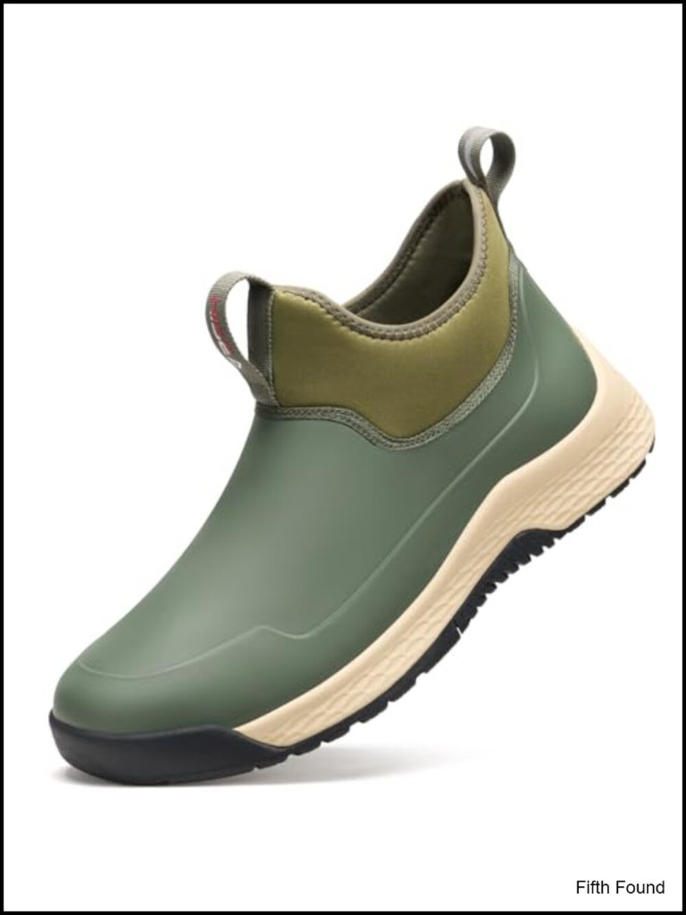 Men's Waterproof Slip-On Rain & Snow Boot - Olive Green